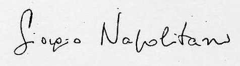 La firma di Napolitano